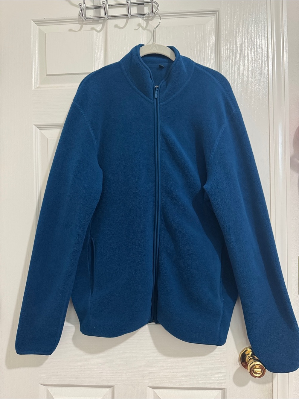 Uniqlo Men's Blue Full-Zip Fleece Jacket